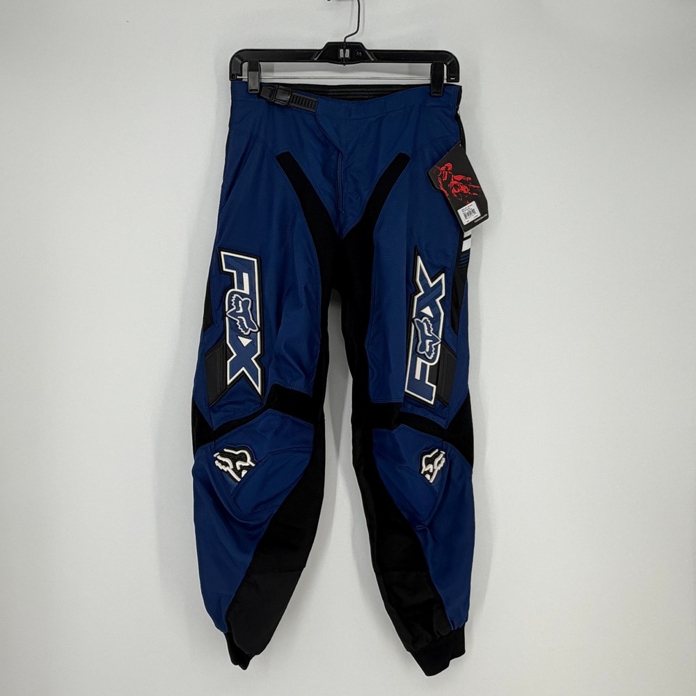 Fox Racing 180 Motocross Pants Mens 28 Blue Black Moto Gear NWT MX Racing Core